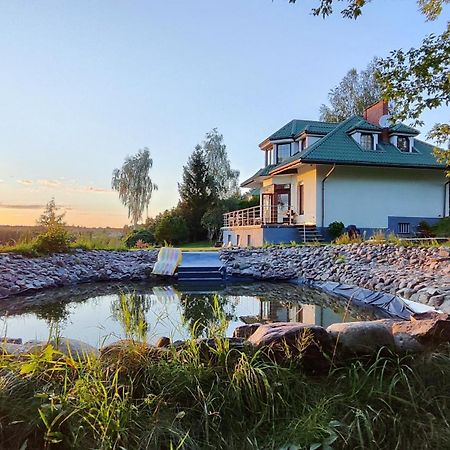 Dom Nad Jeziorem Zbiczno Siedlisko Grzmieca Bagian luar foto