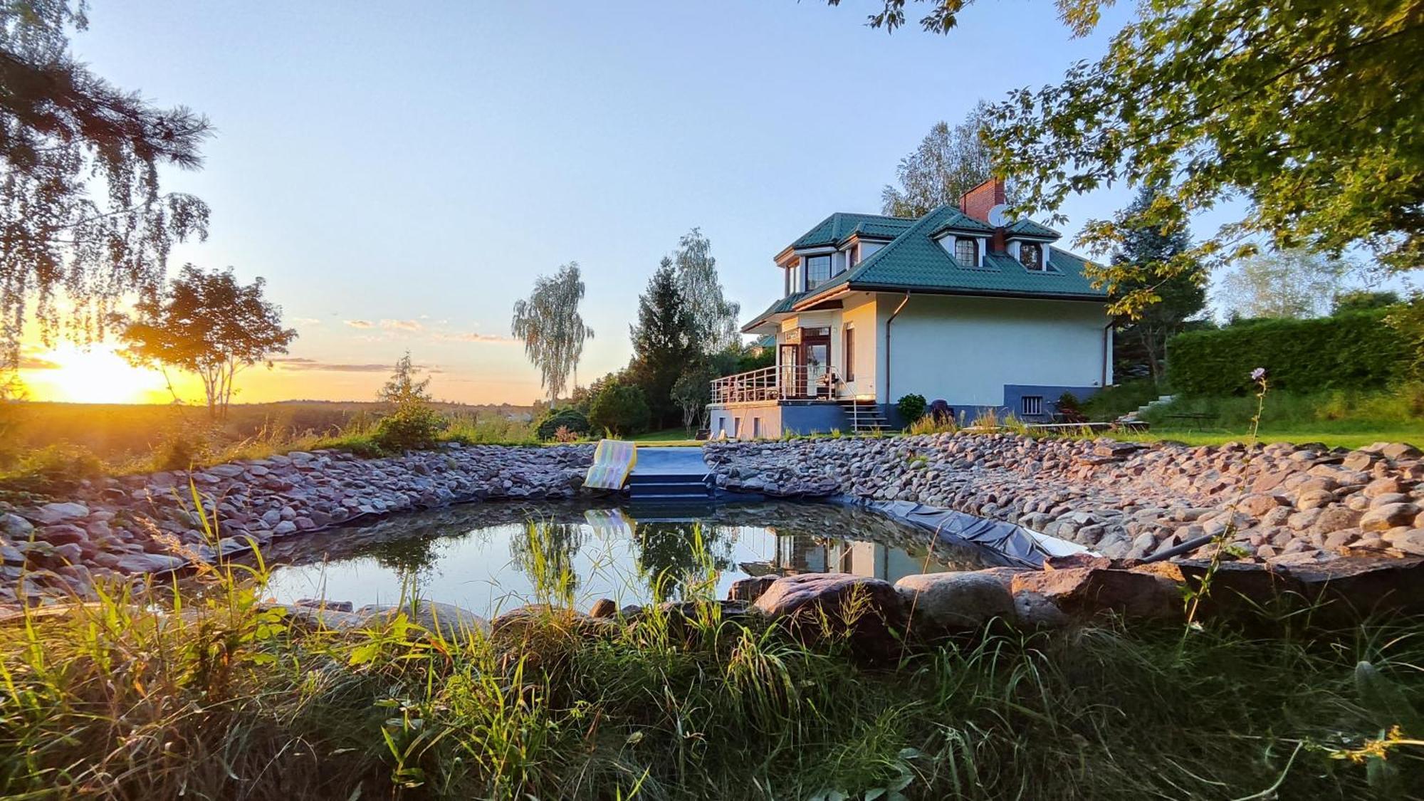 Dom Nad Jeziorem Zbiczno Siedlisko Grzmieca Bagian luar foto